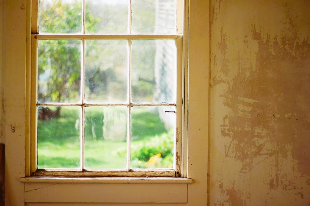 refinish water damaged window